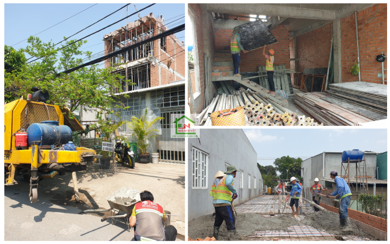 xây nhà phần thô