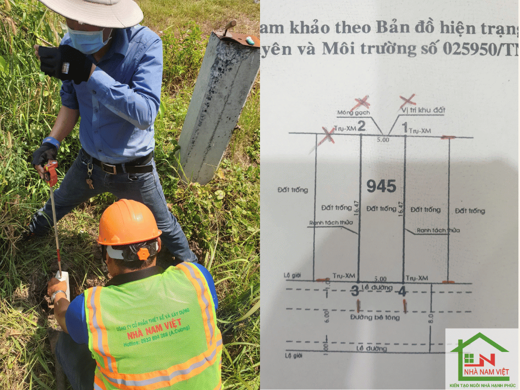 ĐỊNH VỊ MỐC RANH LÔ ĐẤT