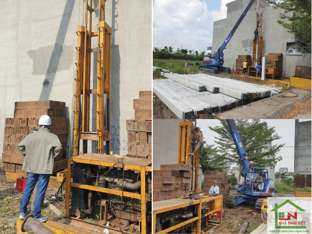 THI CÔNG ÉP TẢI 70T CỌC 250X250