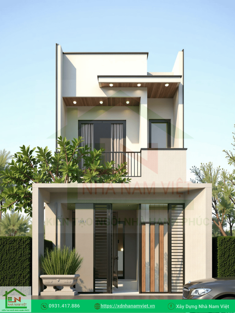 MẪU NHÀ ĐẸP 2 TẦNG - XÂY DỰNG NHÀ NAM VIỆT